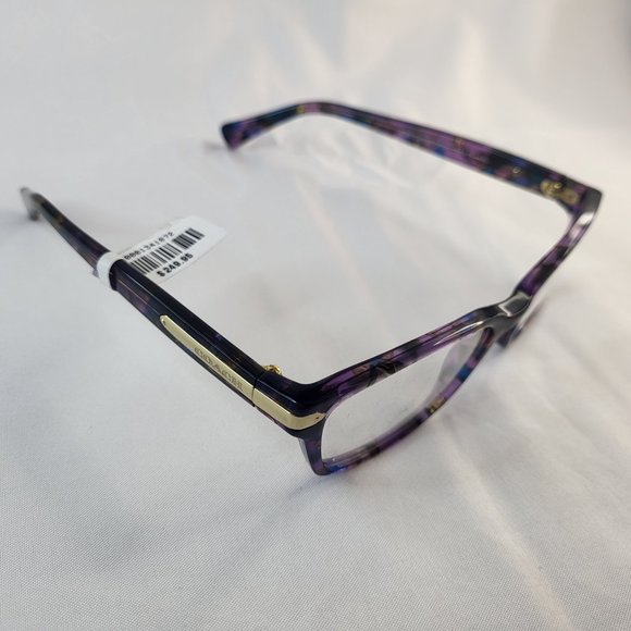 Coach HC6065 5288 Women's Rx-able Eyeglasses Confetti Purple NWT - Picture 2 of 7